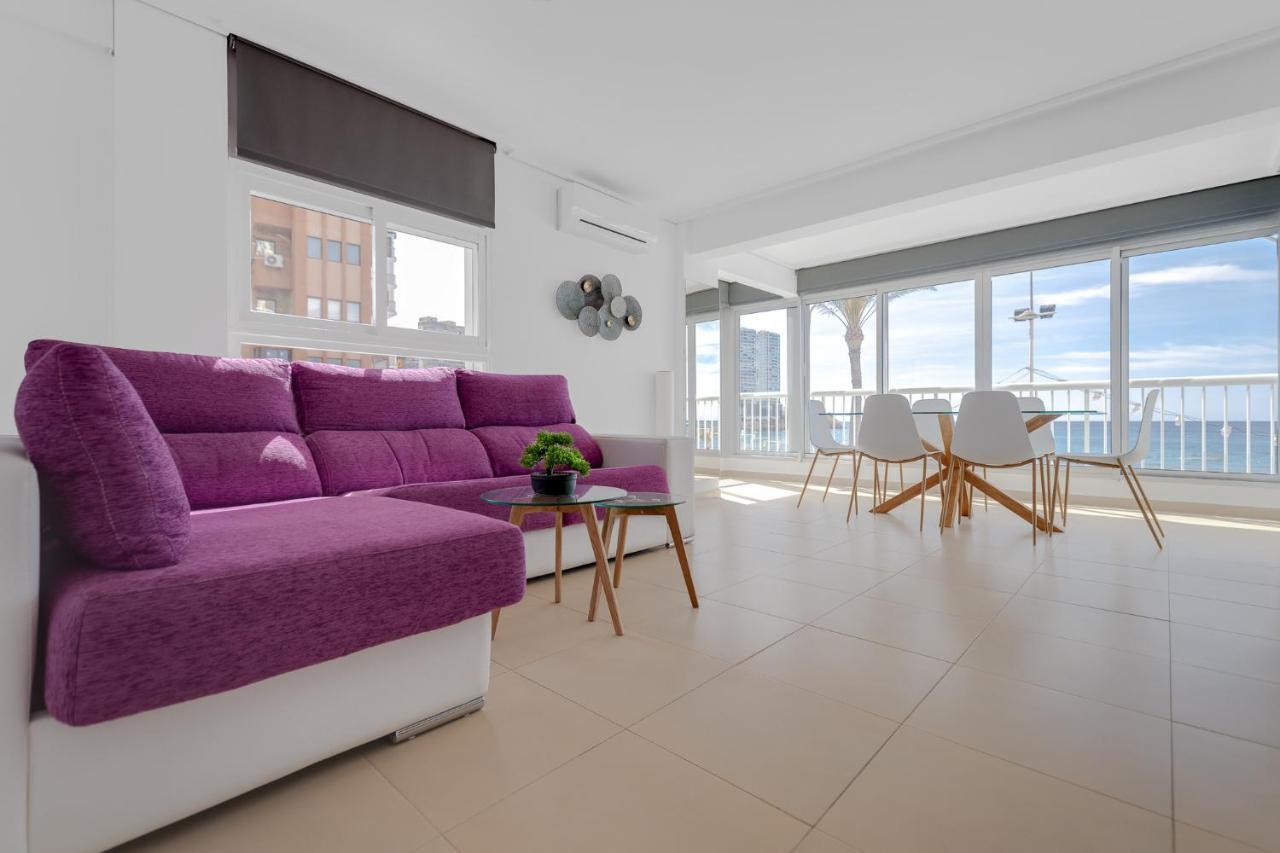 Sun Sand And Luxury Seafront Apartment Veracruz Levante Benidorm Exterior foto
